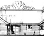 sketch of bungalow